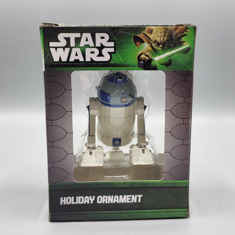 Star Wars Holiday Ornament R2-D2 Droid 2013 LFL Collectible White Blue